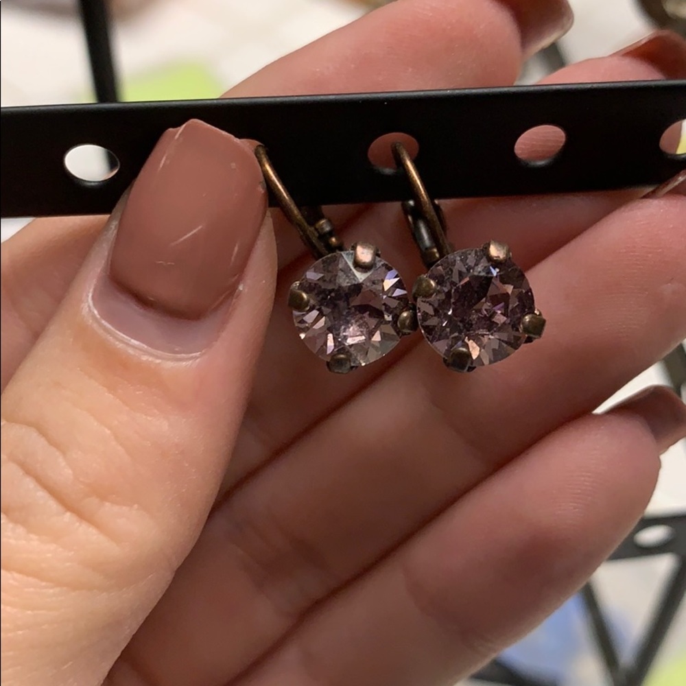 Cushioncut  Swarovski dangle